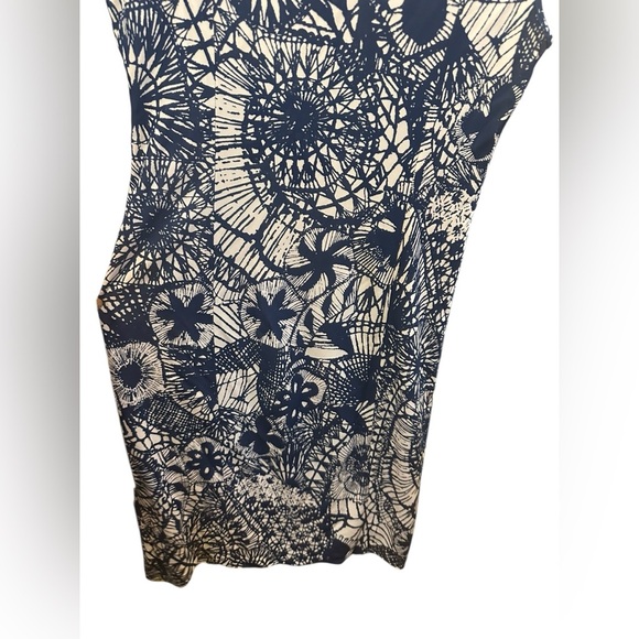 Tory Burch blue/white midi dresss size S - Picture 4 of 9